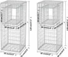 vidaXL Gabionový koš Post/Plant Box 2 ks ocel 50×50×120 cm Náhled obrázku produktu 7