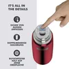 BOTIJA TÉRMICA LIGERA Y COMPACTA PARA BEBIDAS. Color: rojo Vista previa de la imagen del producto 4