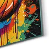 DEQOART Hybrid Leinwand Bild 50x50 cm 'Bunter Korbwurf' Produktbild-Vorschau 5