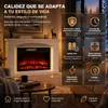 HOMAVO chimenea eléctrica 23 pulgadas mueble tira LED 1000W Vista previa de la imagen del producto 4