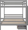 OKWISH Lit Superposé 140×200 cm avec 2 Tiroirs de Rangement Voir les images du produit 7