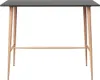 vidaXL Bartisch Schwarz 120x60x105 cm Produktbild-Vorschau 1