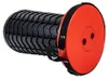 Dönges Teleskophocker, Traglast 180 kg, rot/schwarz (Stuhl Produktbild-Vorschau 6