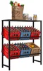 HOMCOM Scaffale portabottiglie per 6 casse, scaffale per Anteprima dell’immagine prodotto 1