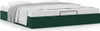 vidaXL Ottoman-lit sans matelas vert foncé 160x200 cm Voir les images du produit 4