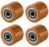 4 Stück Hubwagenrollen Polyurethan 82 x 70 mm, Achse 20 mm Produktbild-Vorschau 1
