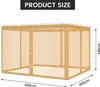 Moustiquaire pour pavillon d'extérieur,Abri moustiquaire Voir les images du produit 4