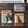 Warnung vor dem Hund Schilder, retro Blechschild vorsicht Produktbild-Vorschau 6