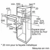 Four intégrable multifonction 66l 60cm ecoclean noir - Voir les images du produit 13