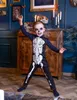 Traje de esqueleto sin mangas para niños, disfraz de Vista previa de la imagen del producto 4
