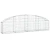 vidaXL Gabion avec arc surélevé 200x30x40/60 cm Fer Voir les images du produit 1