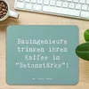 Mr. & Mrs. Panda Mauspad Spruch Bauingenieur Kaffee - Produktbild-Vorschau 2