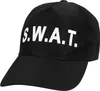 A black baseball cap with "S.W.A.T." written in white on the front. Produktbild-Vorschau