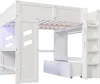Flieks Lit superposé 140x200cm avec bureau et fonction de Voir les images du produit 9