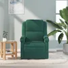 masážne kreslo vidaXL Dark Green Velvet Náhľad obrázku produktu 3
