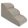 Domarex DOGGURU Streifen Beige Hundetreppe 3 Stufen Produktbild-Vorschau 1