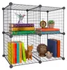 Scaffale a incastro Relaxdays, scaffale modulare a cubi, Anteprima dell’immagine prodotto 1