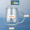 Vilde | Teetassen 2er Set - 530 ml - mit Sieb und Deckel - Produktbild-Vorschau 4
