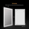 EMKE LED Badspiegel 100x60cm Badspiegel mit Beleuchtung Produktbild-Vorschau 7
