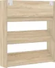 vidaXL Nástěnný botník Sonoma Dub 80x18x90 cm Dřevěný Náhled obrázku produktu 7