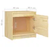 The Living Store Nachttisch 40x30,5x40 cm Massivholz Kiefer Produktbild-Vorschau 9