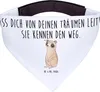 Mr. & Mrs. Panda Hunde Halstuch Plumplori Glücklich - Weiß Produktbild-Vorschau 1
