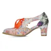 Laura Vita Damen Pumps Cut-Outs Schnürung Elcodieo 0422, Produktbild-Vorschau 4