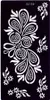 Henna Tattoo Schablone Airbrush Stencil Blume Produktbild-Vorschau 2