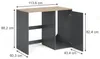 Waschmaschinenschrank Vicco Viktor Anthrazit/Goldkraft Produktbild-Vorschau 2