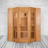 Finnische Sauna Alaska II aus Hemmlockholz 175x200x200 cm Produktbild-Vorschau 1
