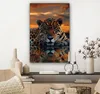 Wanddeko 60x90 cm - Tiere - Natur - Leopard - Produktbild-Vorschau 7