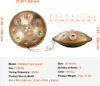 SucceBuy Handpan-Trommel, 22 in 9 Tönen, d-Moll, mit Produktbild-Vorschau 7