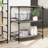 vidaXL Wózek kuchenny szary Sonoma 100,5x50x105 cm Materiał Podgląd zdjęcia produktu 3