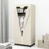 COSTWAY Szafa materiałowa, szafa materiałowa z drążkiem na Podgląd zdjęcia produktu 8