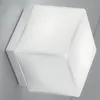 Dado Applique Ou Plafonnier Carré En Métal Blanc Mat Avec Voir les images du produit 1