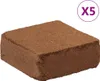 vidaXL Brique de coco 5 pcs 5 kg Par pièce 25 kg Total Voir les images du produit 7