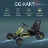 HOMCOM Go Kart - Voiture à pédales pour enfants avec frein Voir les images du produit 4