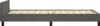 vidaXL Struttura letto senza materasso grigio scuro 100x200 Anteprima dell’immagine prodotto 5