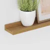 vidaXL Wandregale mit Regal 2 pcs Beige 80 x 9 x 3 cm Produktbild-Vorschau 5