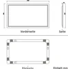 Badspiegel mit Beleuchtung LED 140x80 cm Beschlagfrei Produktbild-Vorschau 7
