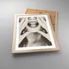 Gerahmtes Poster - Rahmen in heller Eiche - Frau Mund Produktbild-Vorschau 3