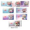 Diamond Painting Karten Set – 8 Blumensträuße Grußkarten | Produktbild-Vorschau 7