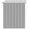 Niche pour chiens avec toit gris clair 110x103x109 cm Acier Voir les images du produit 4