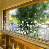 WandSticker4U®- Fenstersticker BLUMENWIESE weiß (88x25 cm) Produktbild-Vorschau 2