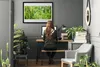 Bild 100x70 MDF-Rahmen Wandkunst Gras Natur Pflanze Produktbild-Vorschau 3