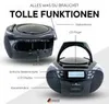 SCHWAIGER 658026 CD-Player mit Kassette und Radio MP3 USB Produktbild-Vorschau 3