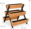 Vertikálny záhon Relaxdays, drevo, VxŠxH: 82 x 75 x 90 cm, Náhľad obrázku produktu 4