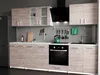 Roe Furniture | Küchenzeile - 280 cm - DunkelBraun (Sonoma) Produktbild-Vorschau 1