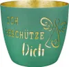 Gilde Windlicht, "Ich beschütze Dich", Engelmotiv, Spruch, Produktbild-Vorschau 4