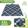 KRUMAD Picknickdecke Wasserdicht 200x200 cm XXL Isoliert Produktbild-Vorschau 4